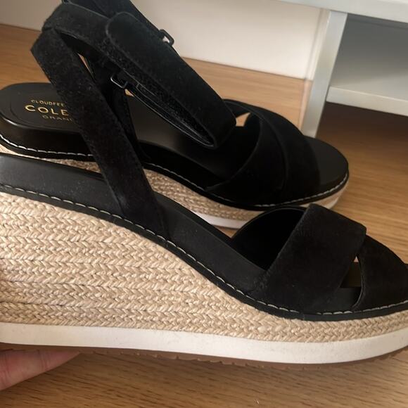 Womens Cole Haan Espadrille Wedge Ssandal Size 6.5 - Picture 4 of 16